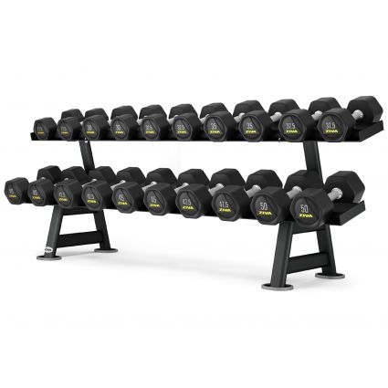 Dumbbell Rack Tripod Design and Stable Dumbbell Set with Rack Free Weight Stand for Home Gym Workout Equipment 