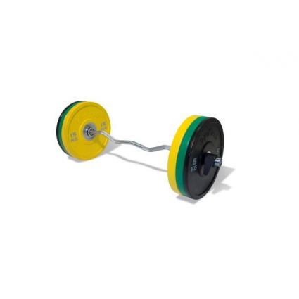 PU Competition Bumper Plate Barbell Set (68kg)